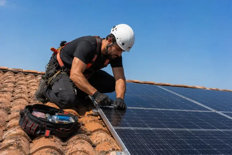Maintenance et monitoring de panneaux solaires à Gorrevod