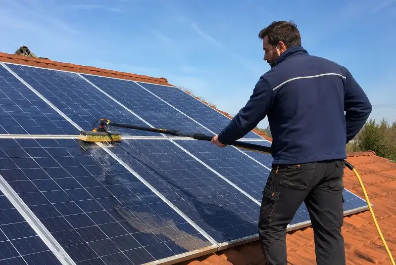 Nettoyage et entretien de panneaux solaires à Gorrevod