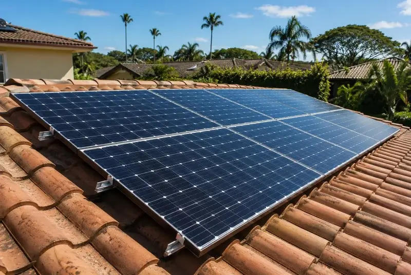 Installation de panneaux solaires à Gorrevod